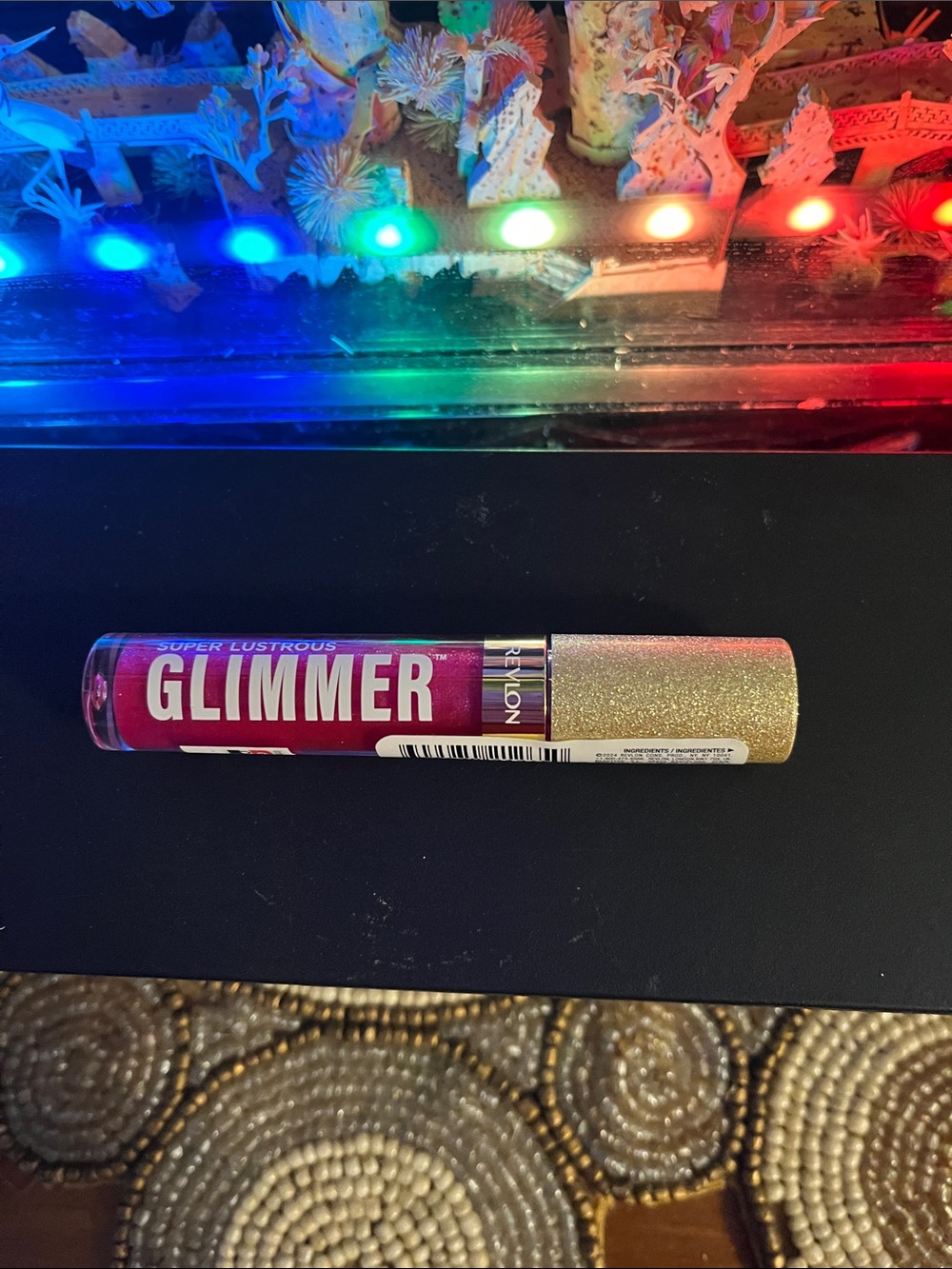 Revlon Glimmer Super Lustrous Lip Gloss - Fuchsia with Gold Cap